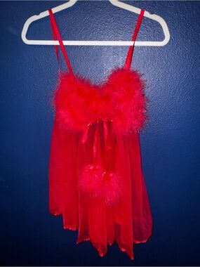 Vintage inner most red lingerie